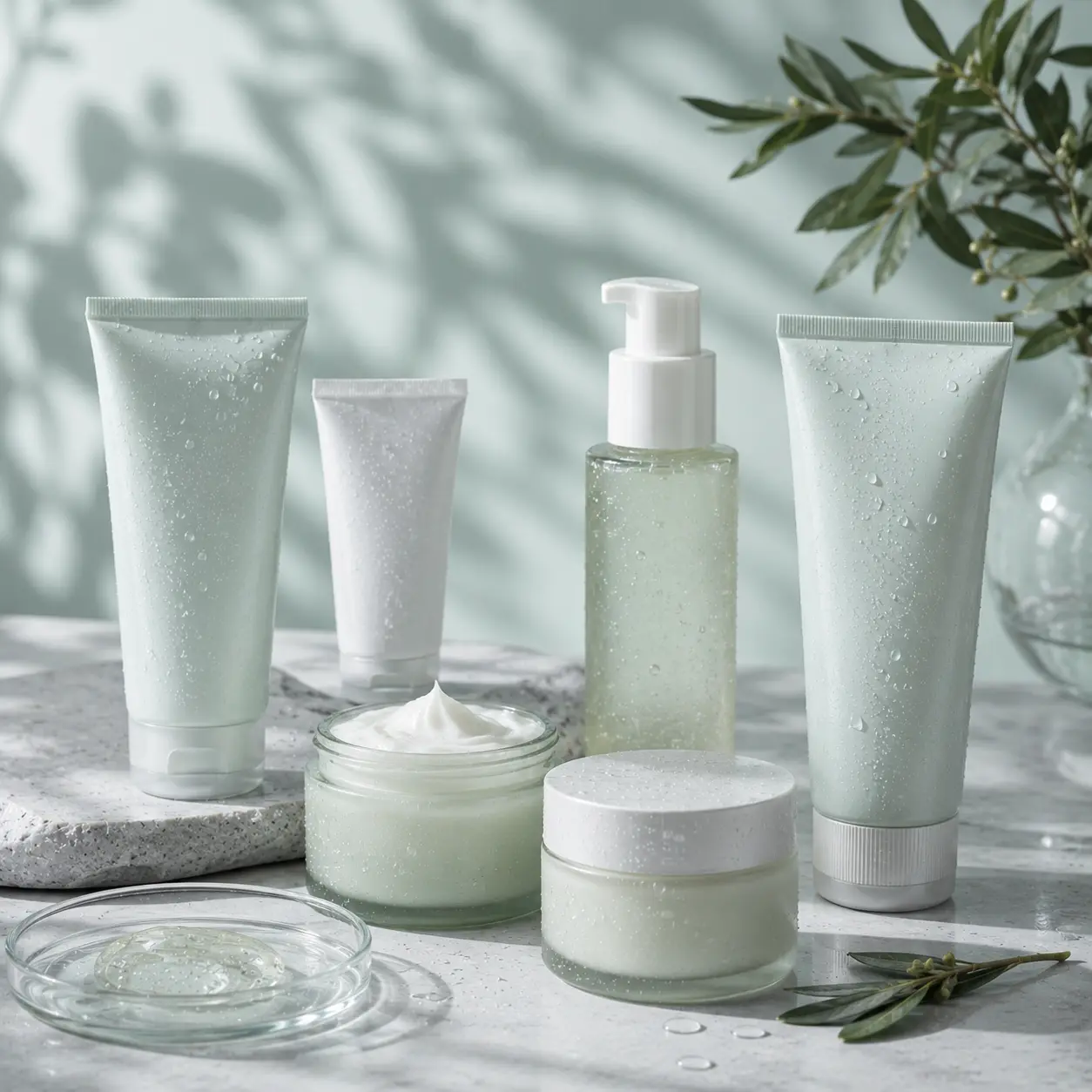 Creams, gels and serums